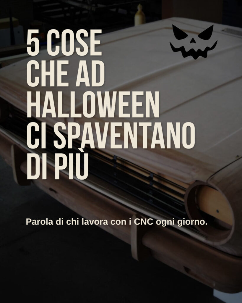Halloween in laboratorio - le sfide cnc